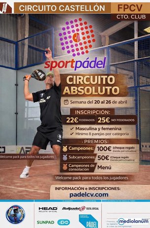 CIRCUITO CLUB CASTELLÓN SPORT PADEL BURRIANA
