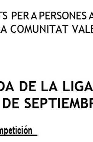 IV JORNADA LIGA FEDDI ONTINYENT.